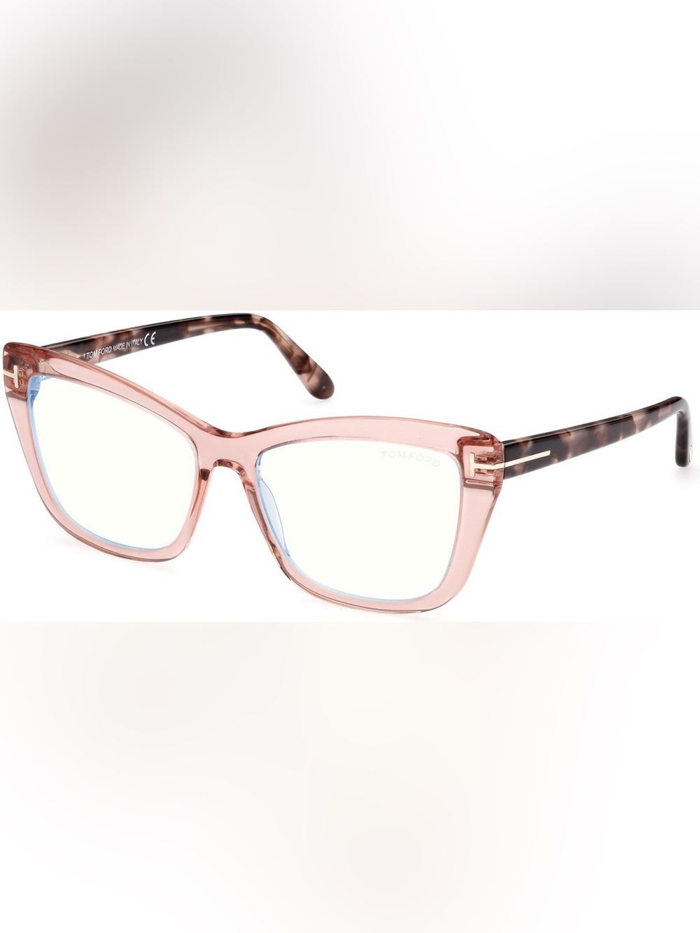 Tom Ford Pink Crystal Cat-Eye Glasses